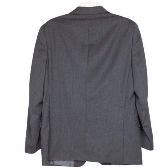 Banana Republic Tailored Fit Gray Blazer Cerruti Wool Size 40S - Picture 3 of 8